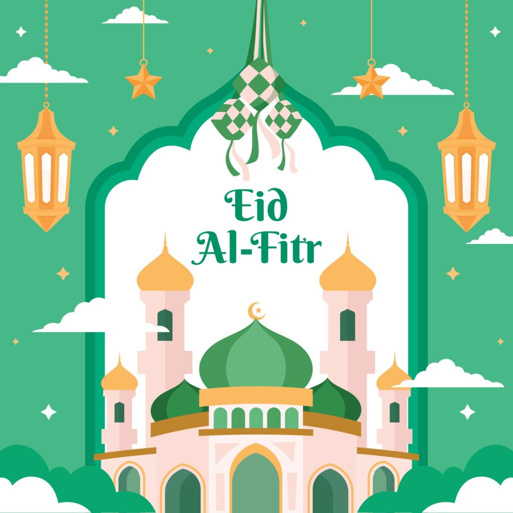 The lunar month and the feasts of Muslims