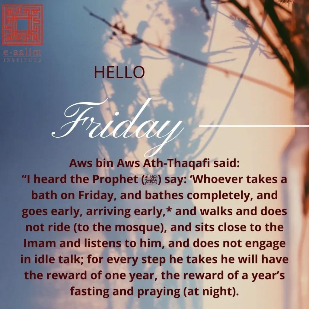 8 Sunnahs of Jumuah